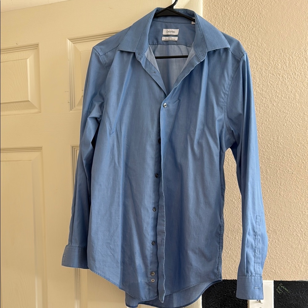 Calvin Klein Men's Blue Shirt